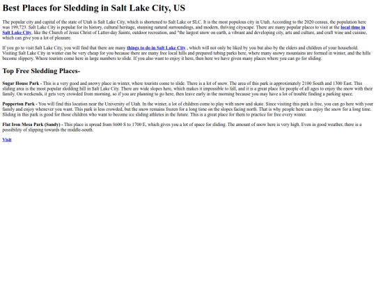 best-places-for-sledding-in-salt-lake-city screenshot