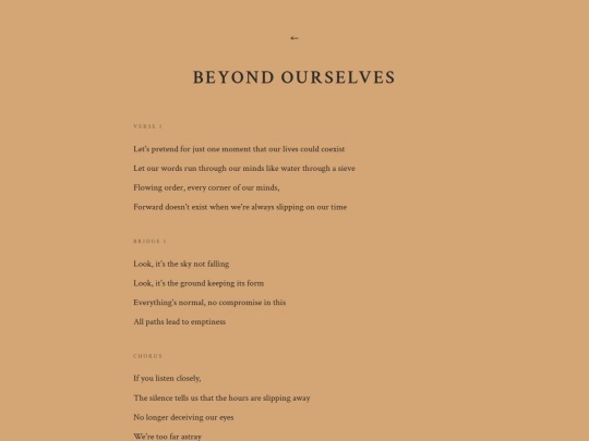 writings/beyond screenshot