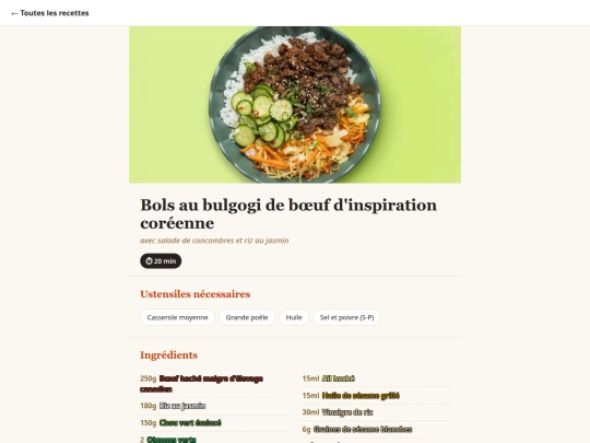 private/recette/bulgogi-boeuf screenshot