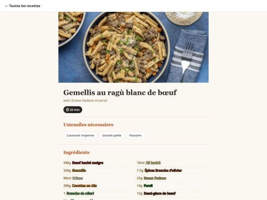 private/recette/gemillisragu screenshot