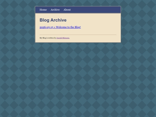 blog/archive screenshot