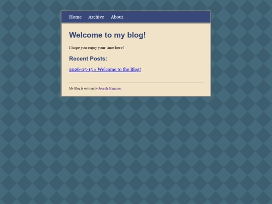 blog screenshot