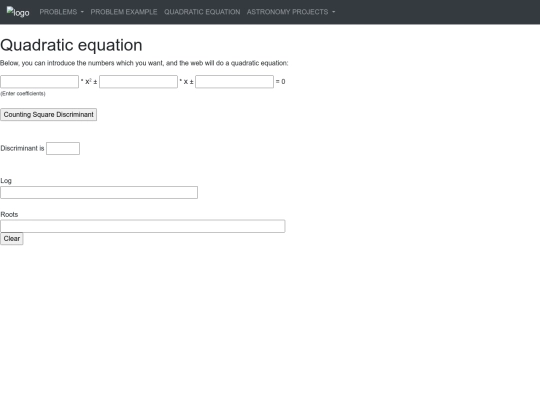 quadratic/indice screenshot