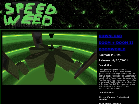 DOOM_RELEASES/speed_weed2 screenshot