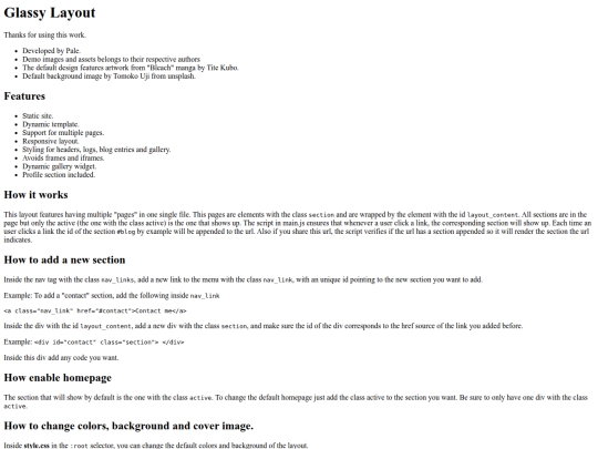 Glassy/dynamic_ver/README screenshot