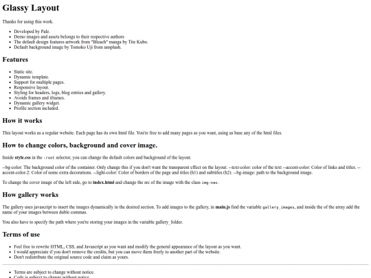 Glassy/static_ver/README screenshot