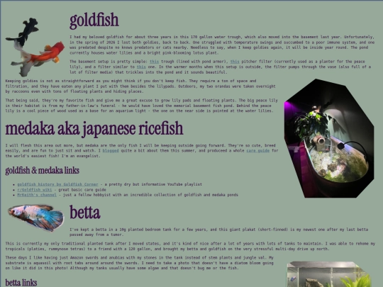 pets/goldfish screenshot