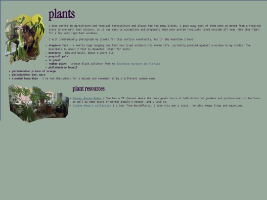pets/plants screenshot
