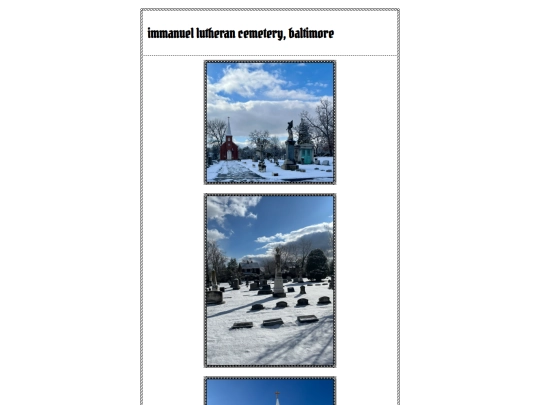 the_cemetery/immanuel_lutheran screenshot