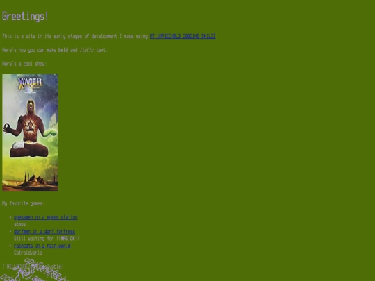 index screenshot