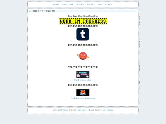 links screenshot