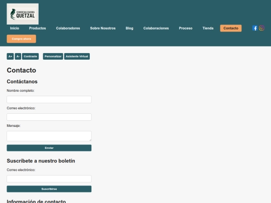 contacto screenshot