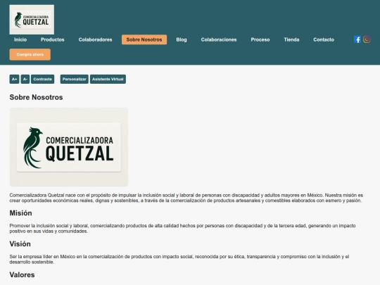 nosotros screenshot