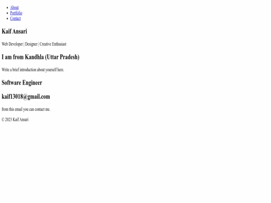 index screenshot