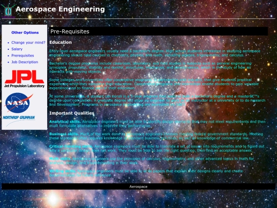 AEPrereq screenshot