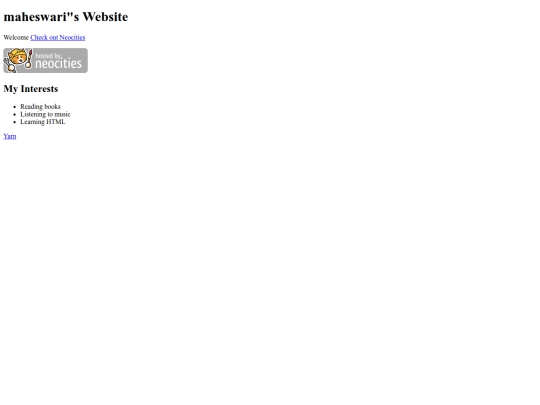 index screenshot