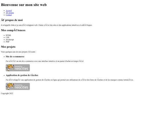 index screenshot