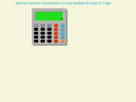 calculatorv1 screenshot