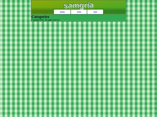 categories screenshot