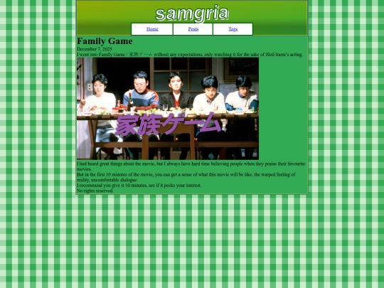 posts/kazoku-game screenshot