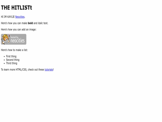 index screenshot