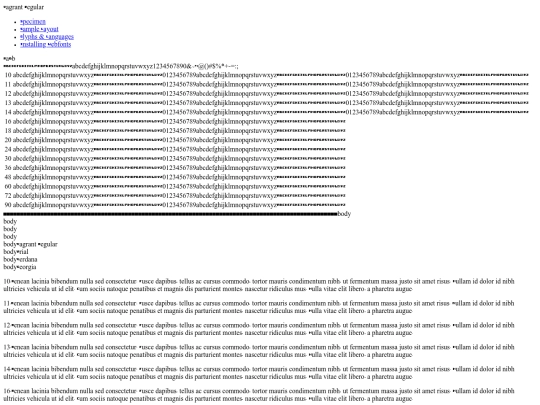 VagrantFont/vagrant-regular-demo screenshot
