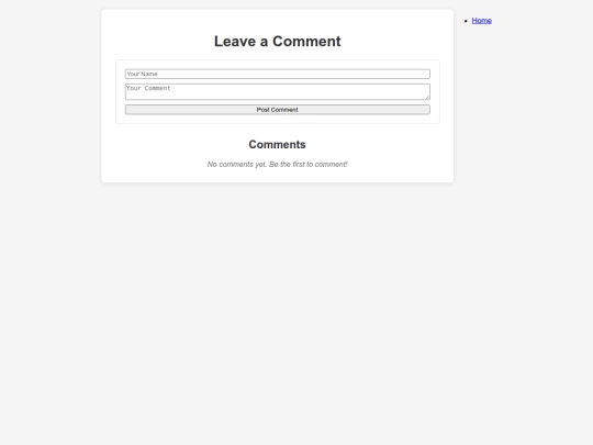 my-comment-system/comment screenshot