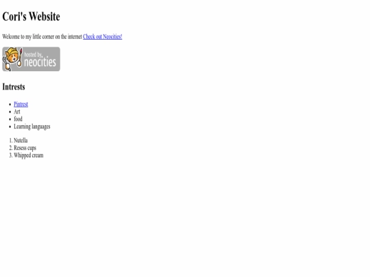 index screenshot
