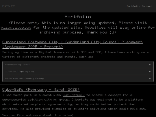 portfolio screenshot