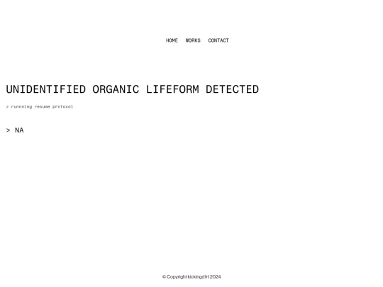 resume screenshot