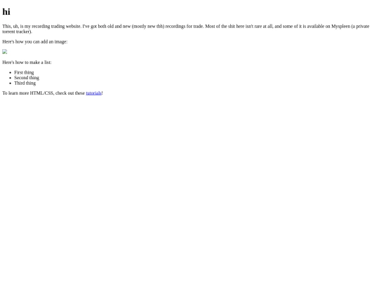 index screenshot