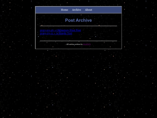 archive screenshot