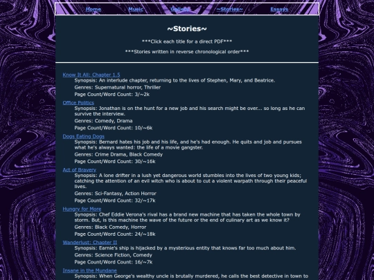 stories screenshot
