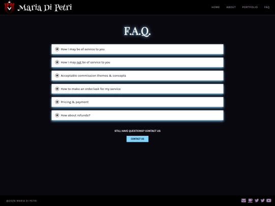 faq screenshot