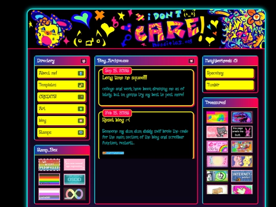 blog screenshot