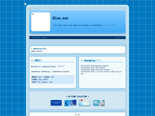 blue screenshot