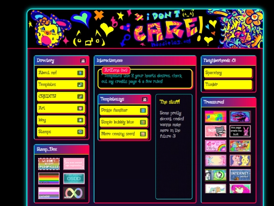 templates screenshot