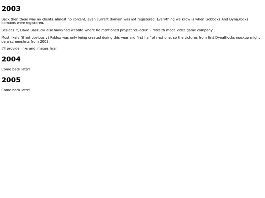 2003-2005 screenshot