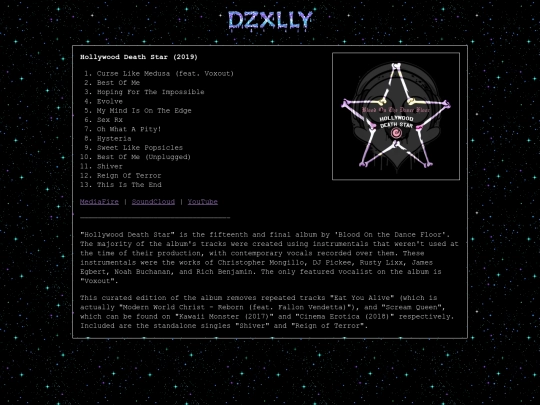 HollywoodDeathStar screenshot