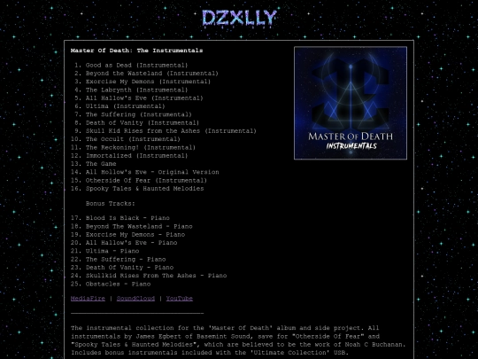 MasterOfDeathInstrumentals screenshot