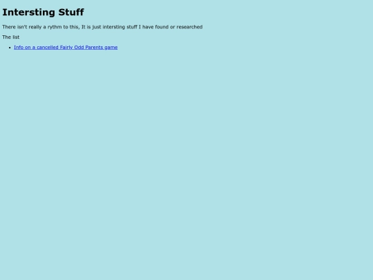 interstlist screenshot