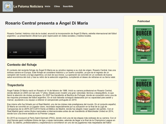 PAGINA/dimaria/d_index screenshot