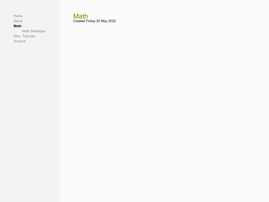 Math screenshot
