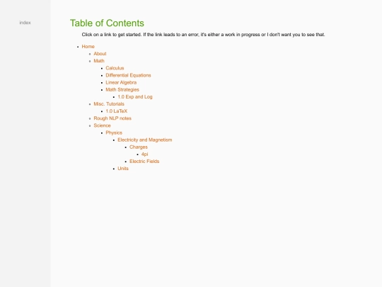 index screenshot