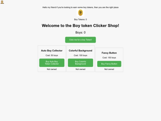 Boy Token screenshot