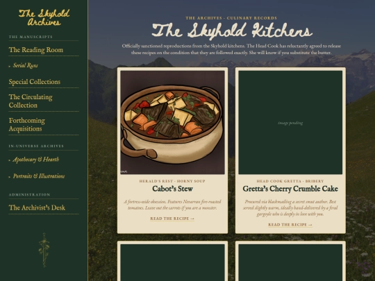 refectory screenshot