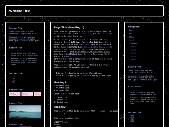 coolwebpage screenshot