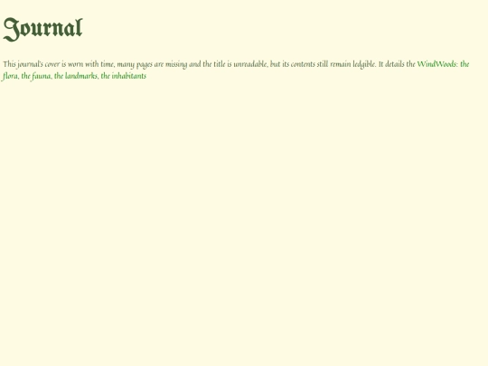 journal screenshot