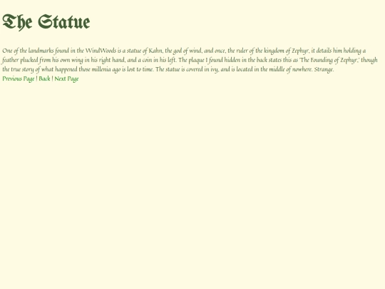 statue screenshot