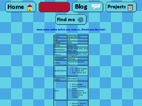 about/aboutme screenshot